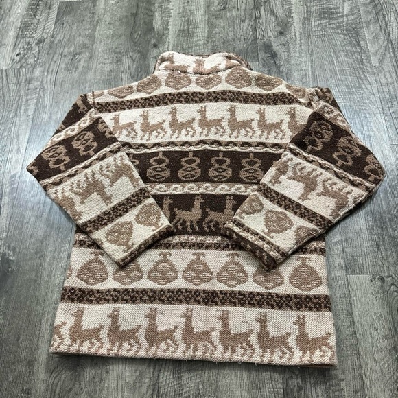 Vintage Alpaca Patterned Tapestry Jacket - Picture 2 of 5